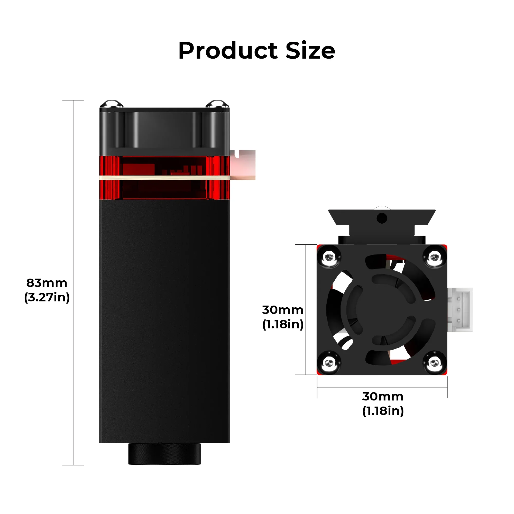 5W LU3-5B Laser Module for Ortur R1 Laser Engraver - Image 4