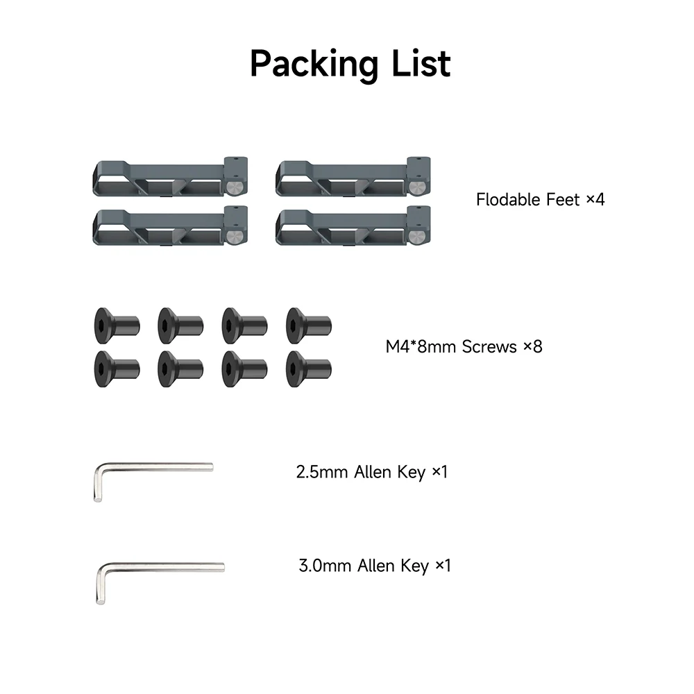 Ortur Foldable Feet for Laser Master 3 Series (FFT1.0) - Image 6