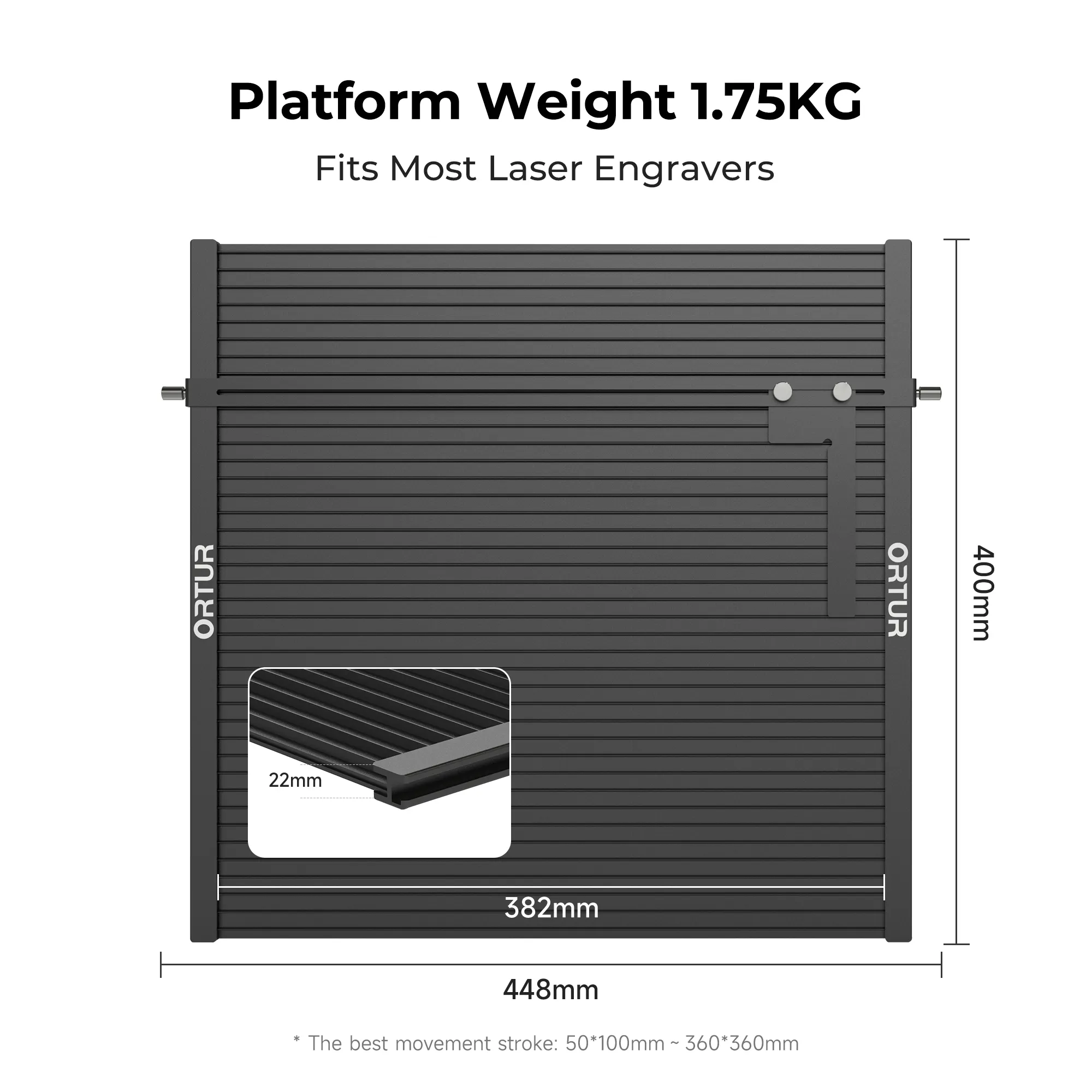 Ortur Laser Engraving Platform for Ortur & Aufero Laser Engraver (LEP1.0) - Image 5