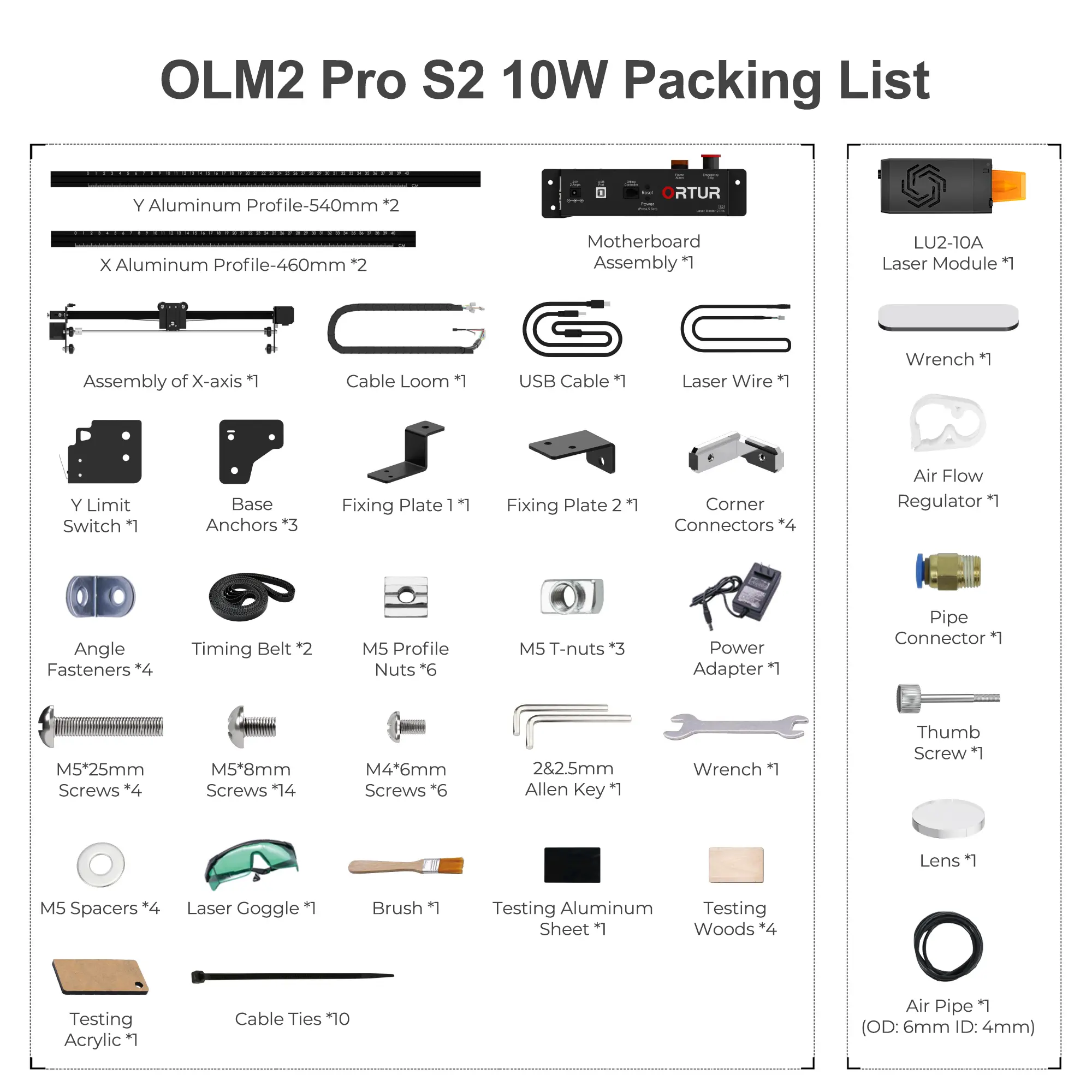 Ortur LM2 Pro S2 Laser Engraving & Cutting Machine 15,000mm/min (10W/5W) - Image 6