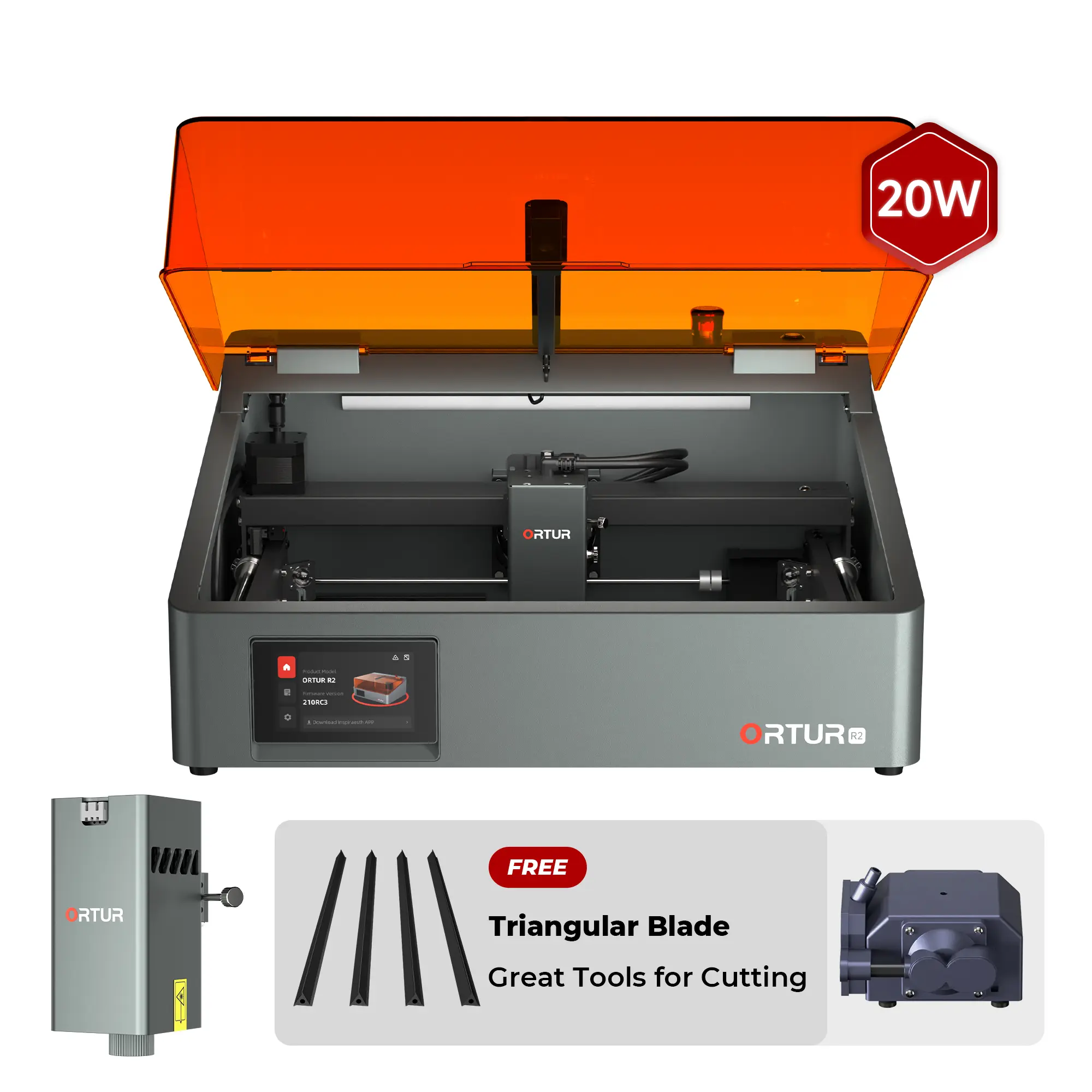 Ortur R2 Smart Laser Engraver 1.3W IR/10W/20W - Image 13