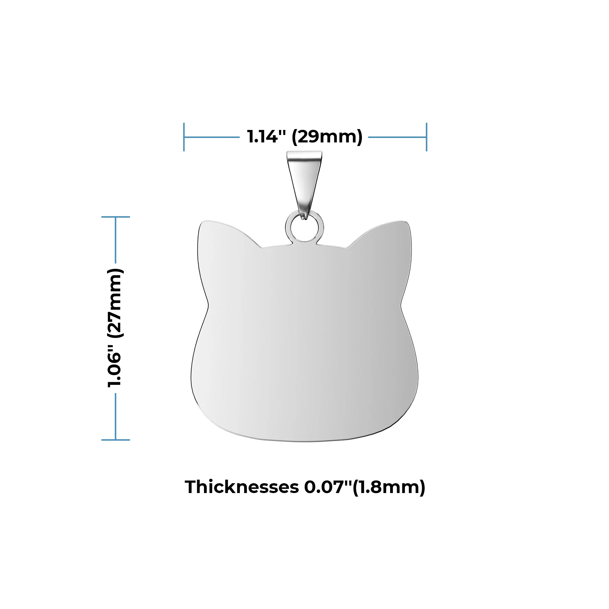 Ortur Stainless Steel Pet Tag (10pcs) - Image 12