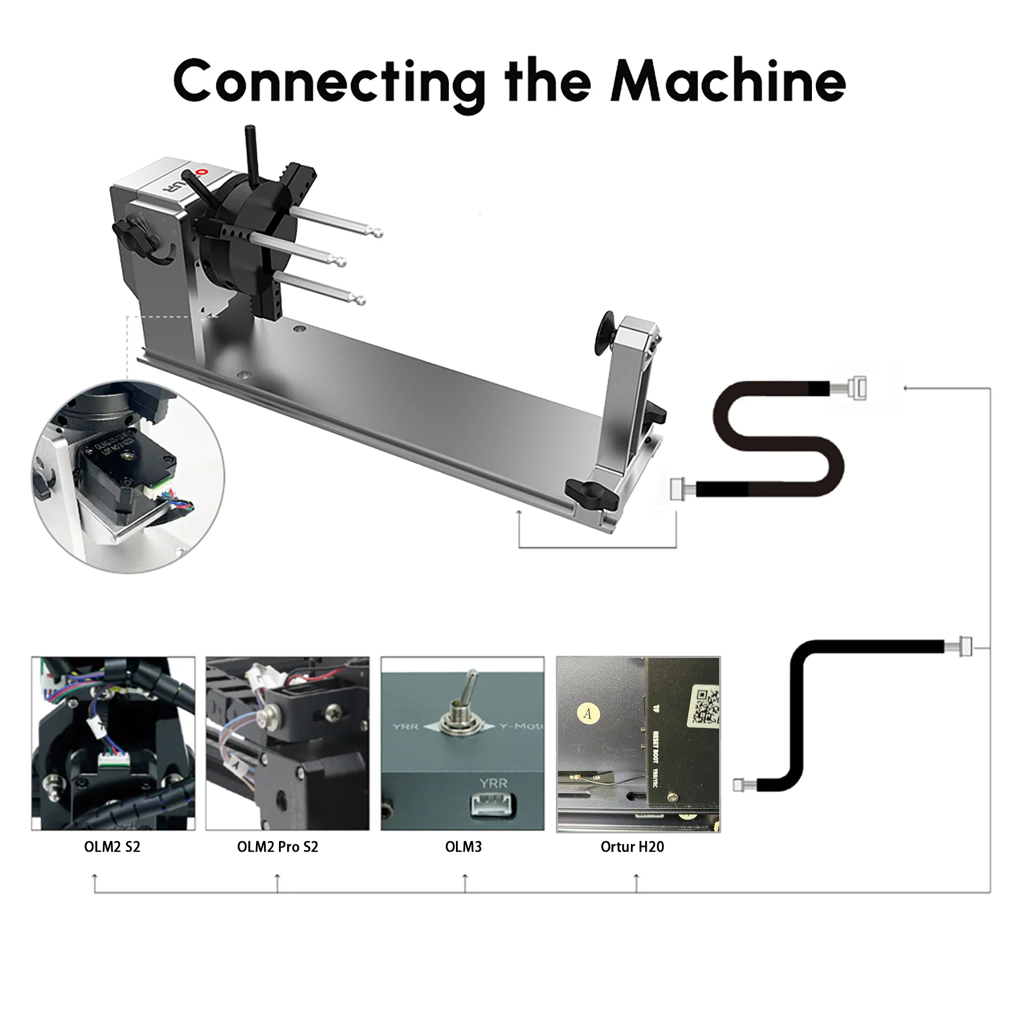 Ortur Y-axis Rotary Chuck (YRC1.0) - Image 6