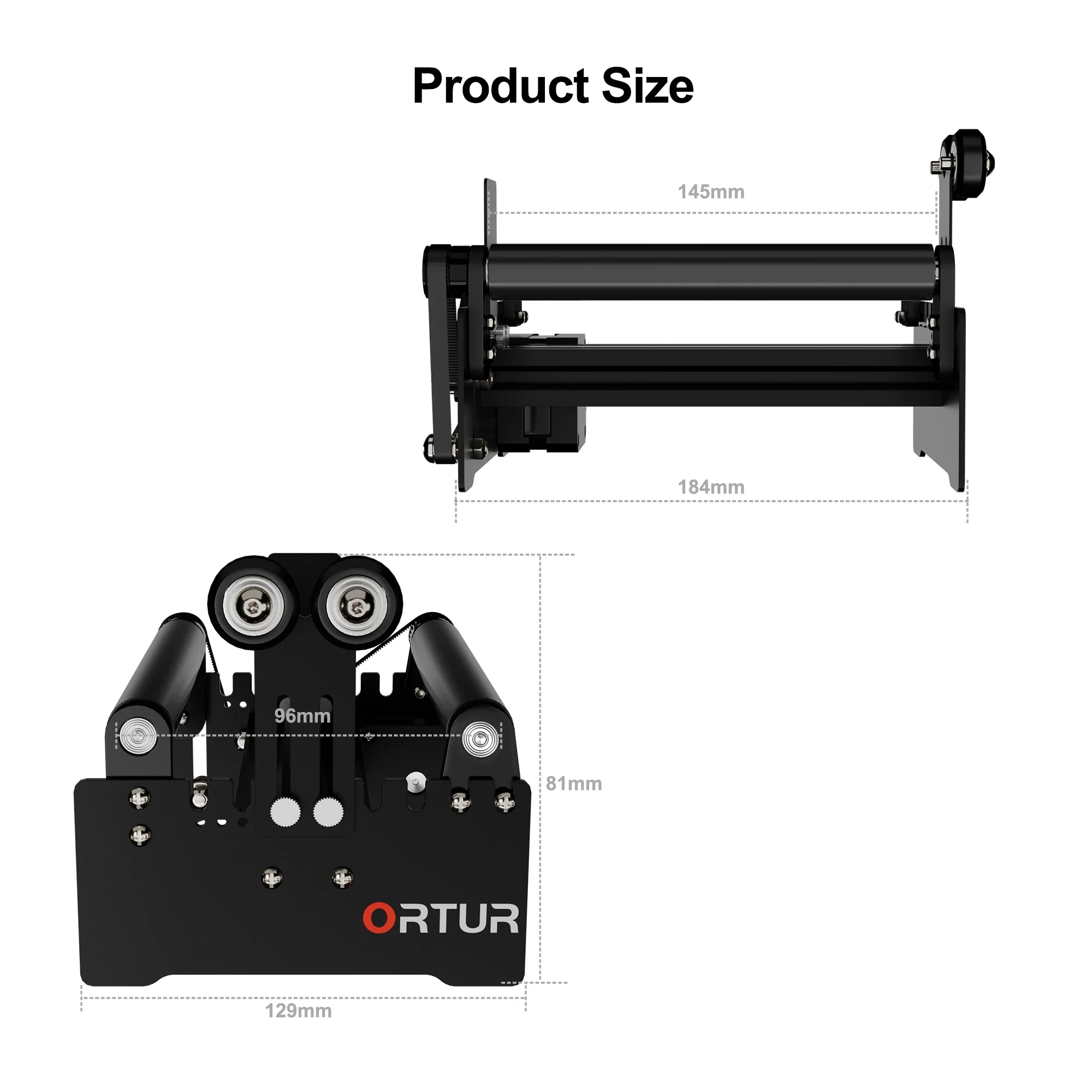Ortur YRR 2.0 Rotary Roller for Cylinder Engraving - Image 4