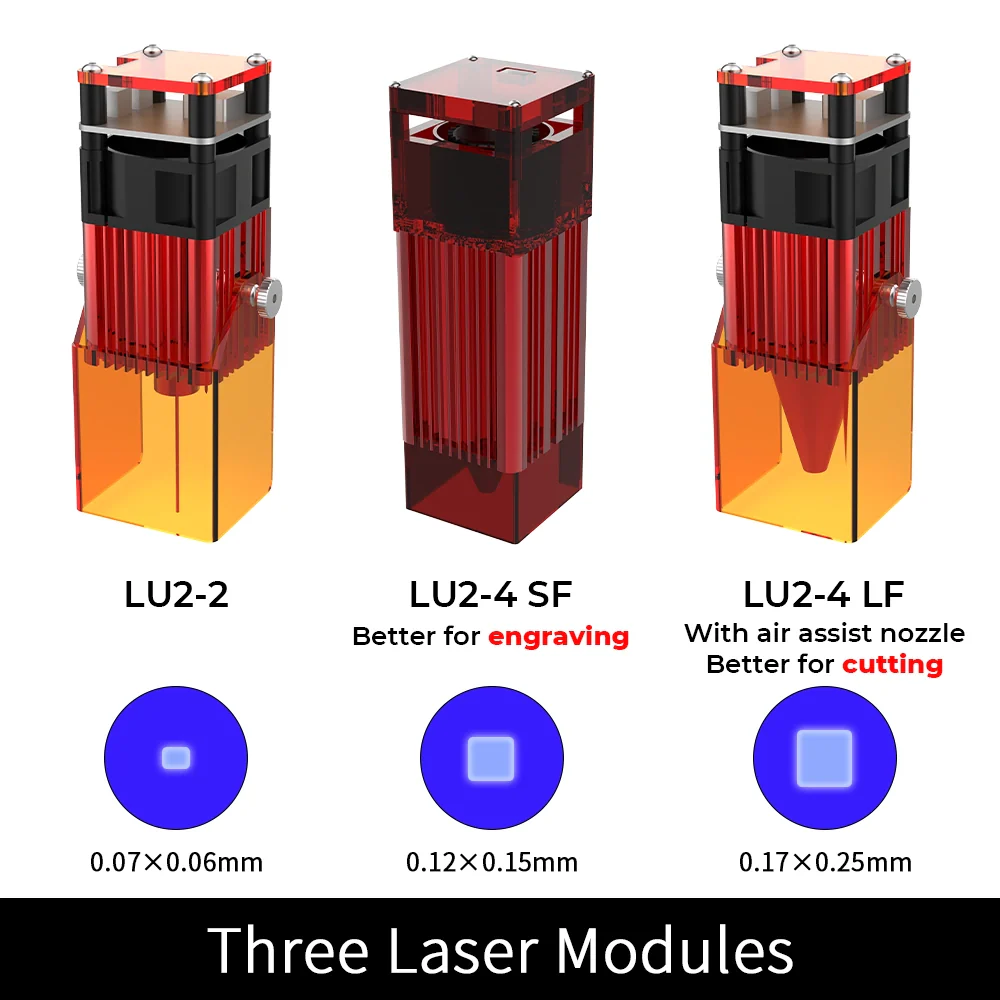 Aufero AL1 Laser Engraving & Cutting Machine 5,000mm/min (5W/1.6W) - Image 3