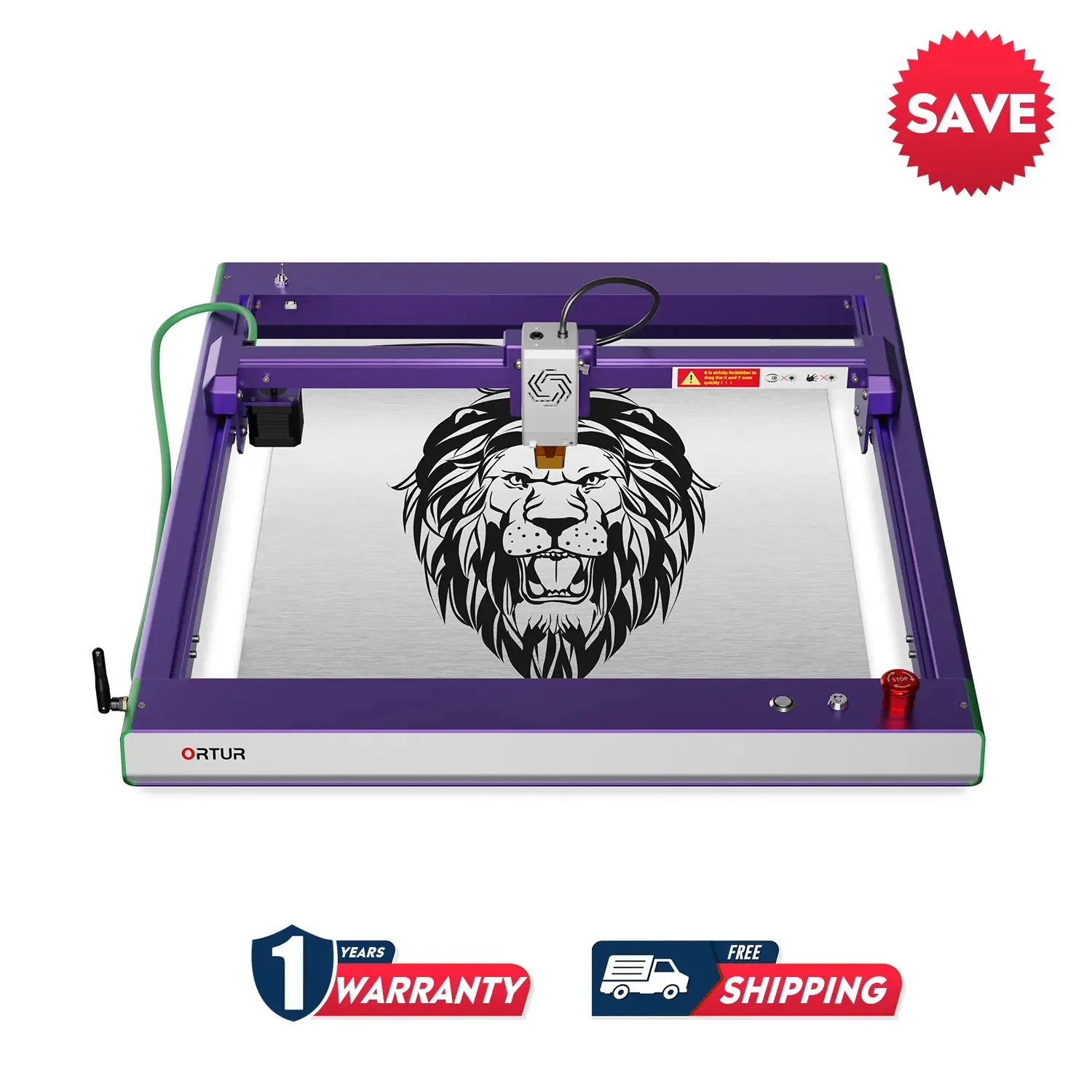 [Pre-owned]Ortur LM3 Laser Engraving & Cutting Machine 20,000mm/min 10W/20W - Image 11