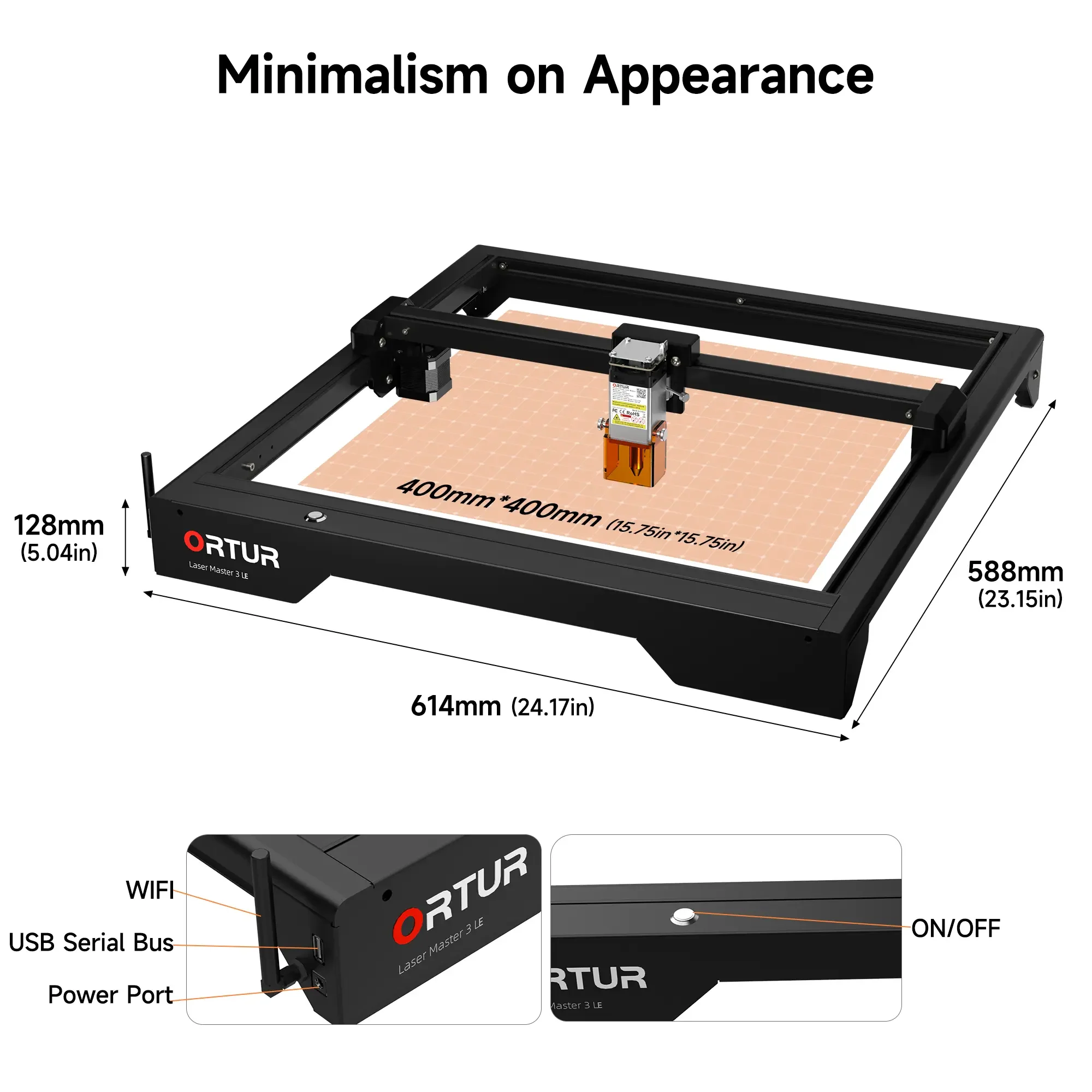 Ortur Laser Master 3 LE 5W Laser Engraving & Cutting Machine 15,000mm/min - Image 7